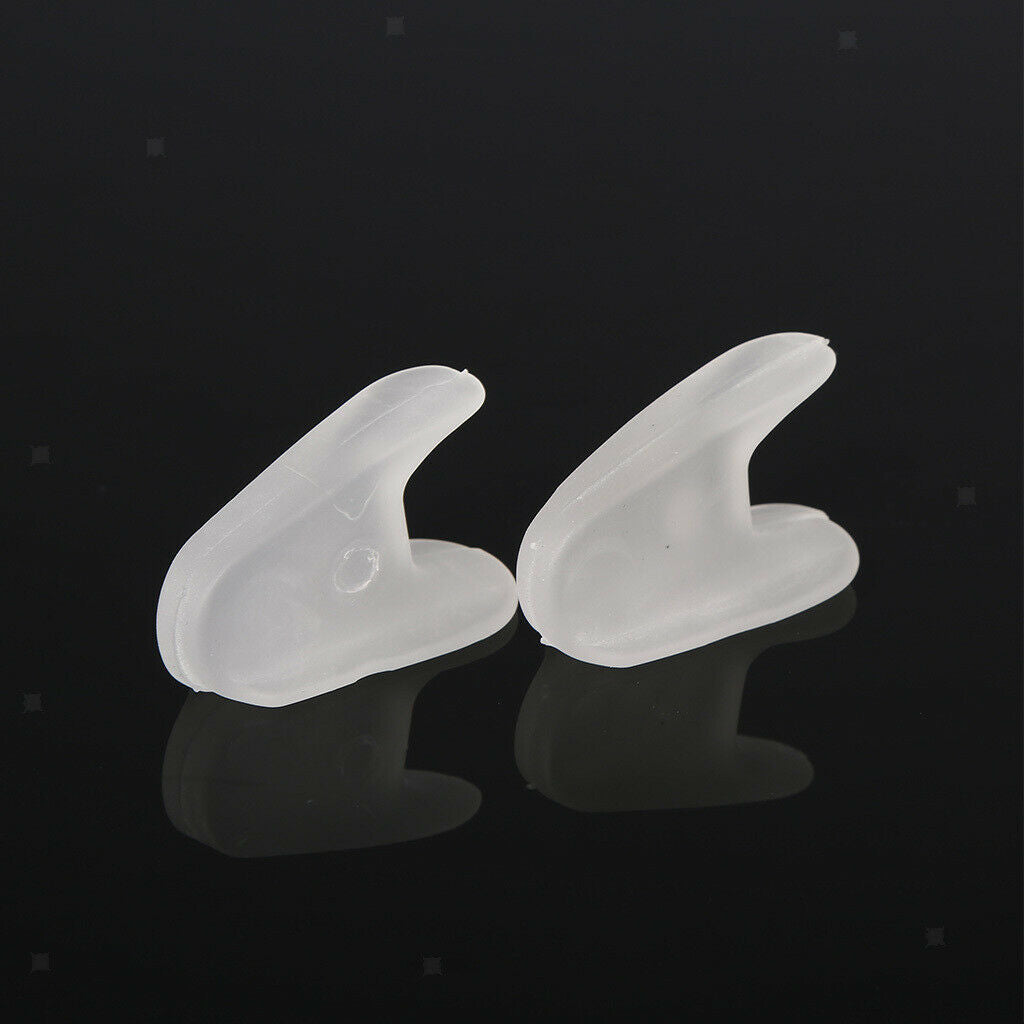 1 Pair Toe Separators Orthotics Silicone gel Toe Spacers Cushion Shield L