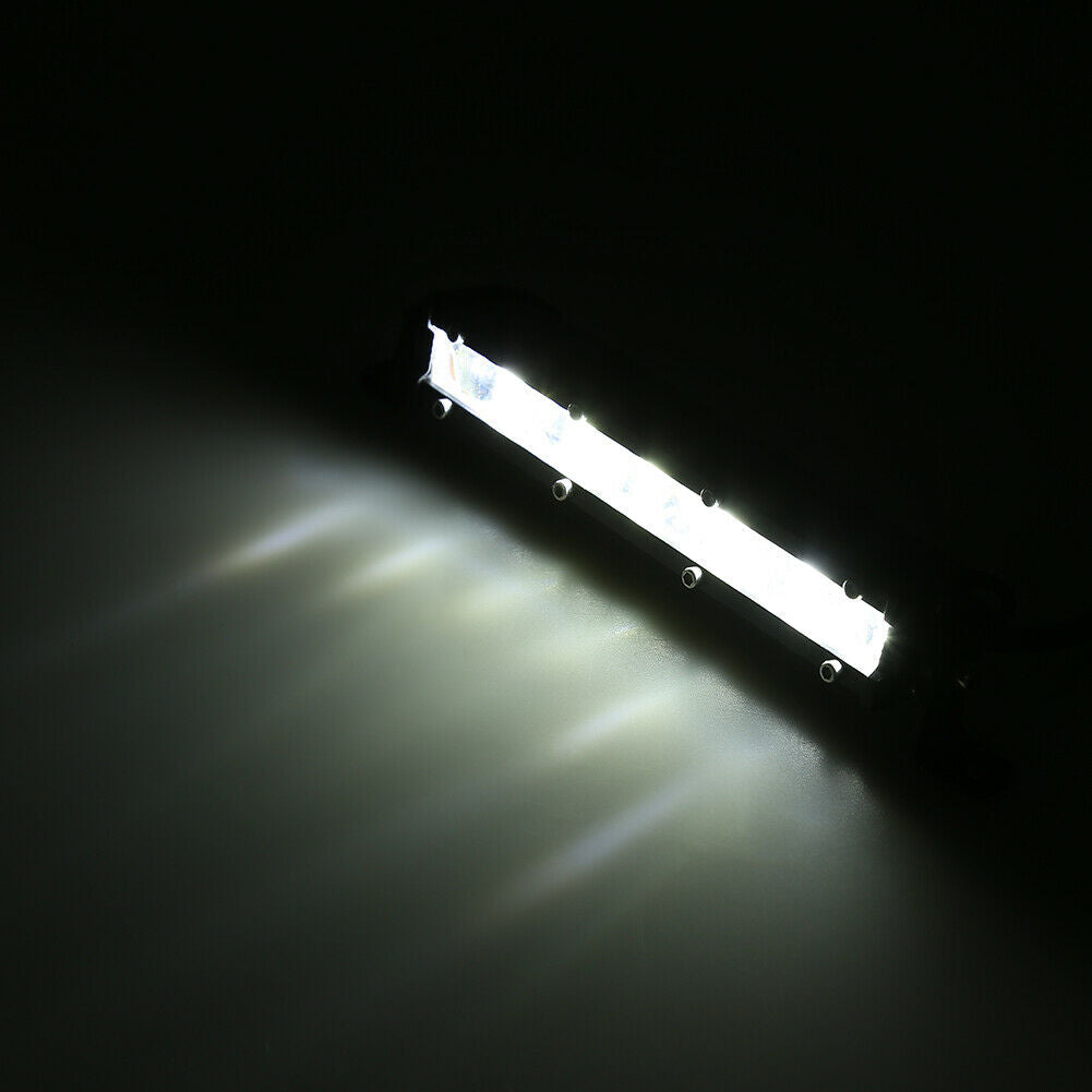 8 Inch 60W LED Work Light Bar IP67 Off Road Spotlight Floodlight Fog Lamp @