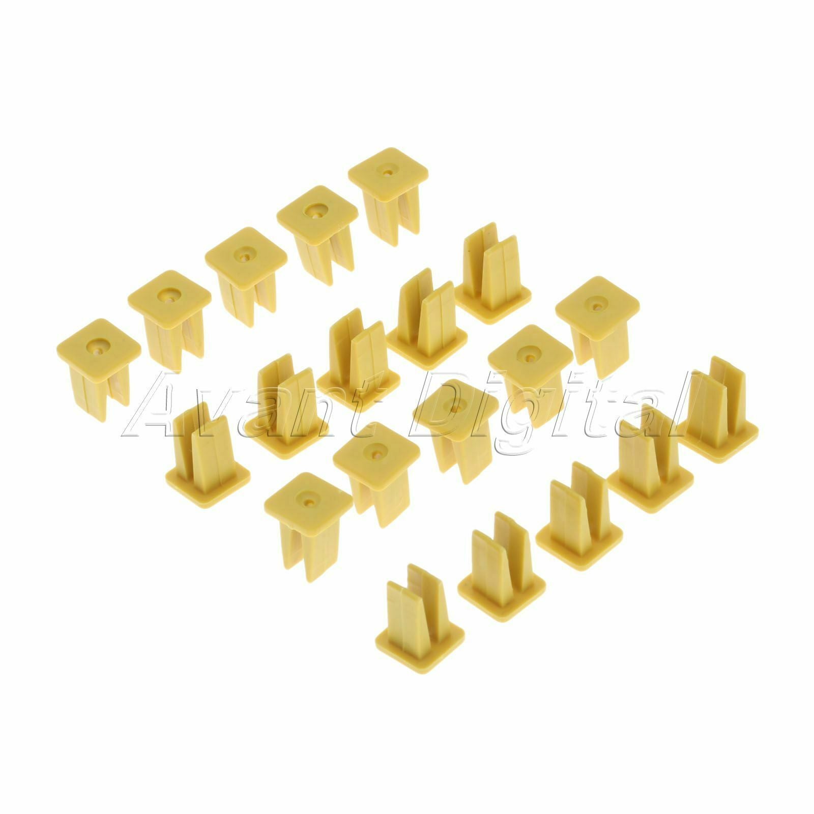 20pcs plastic clips Fastener Fender Rivets for All Car Self tapping screw holder