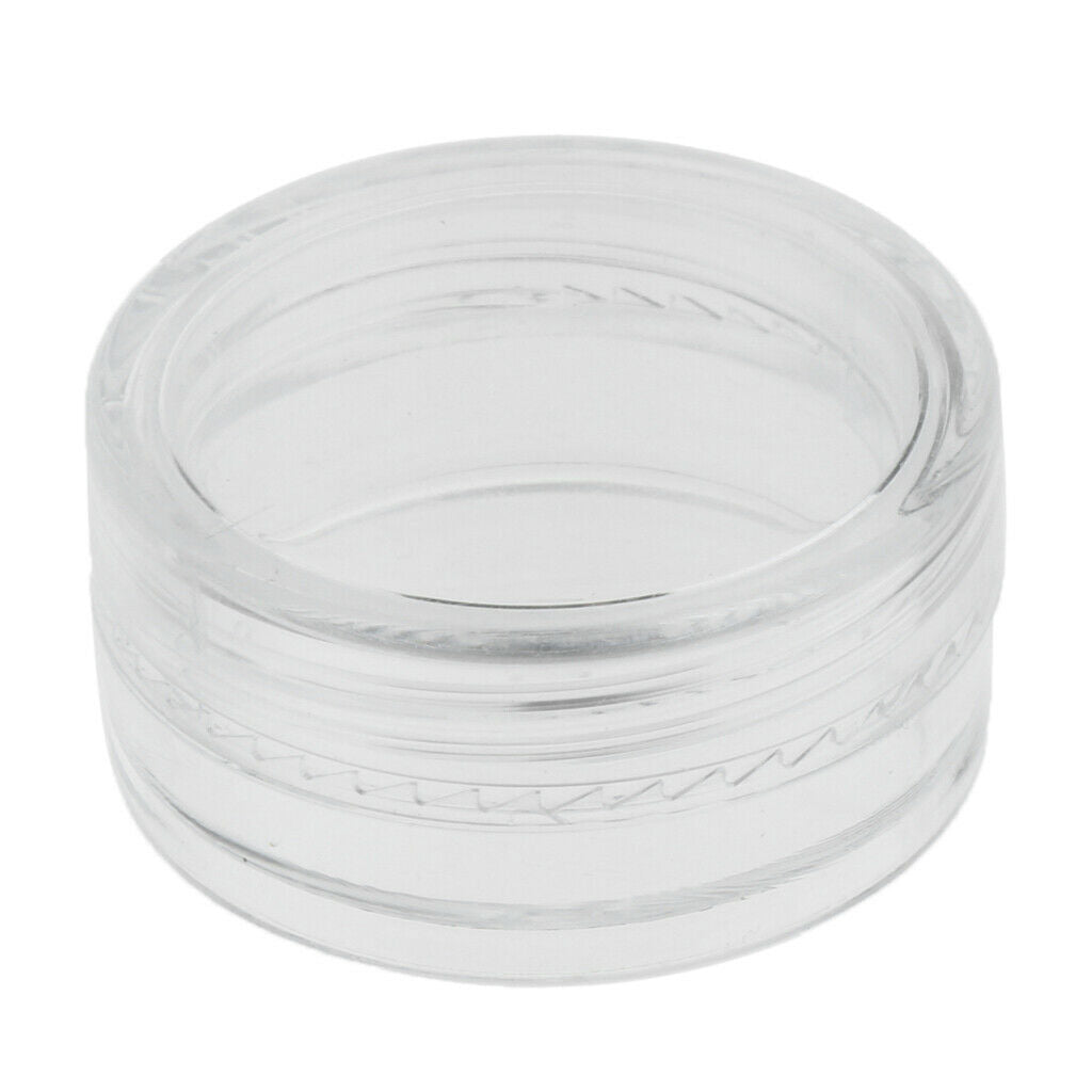 100x 3 Gram Jar Cosmetic Sample Container Round Pot Pink 3g for Make Up