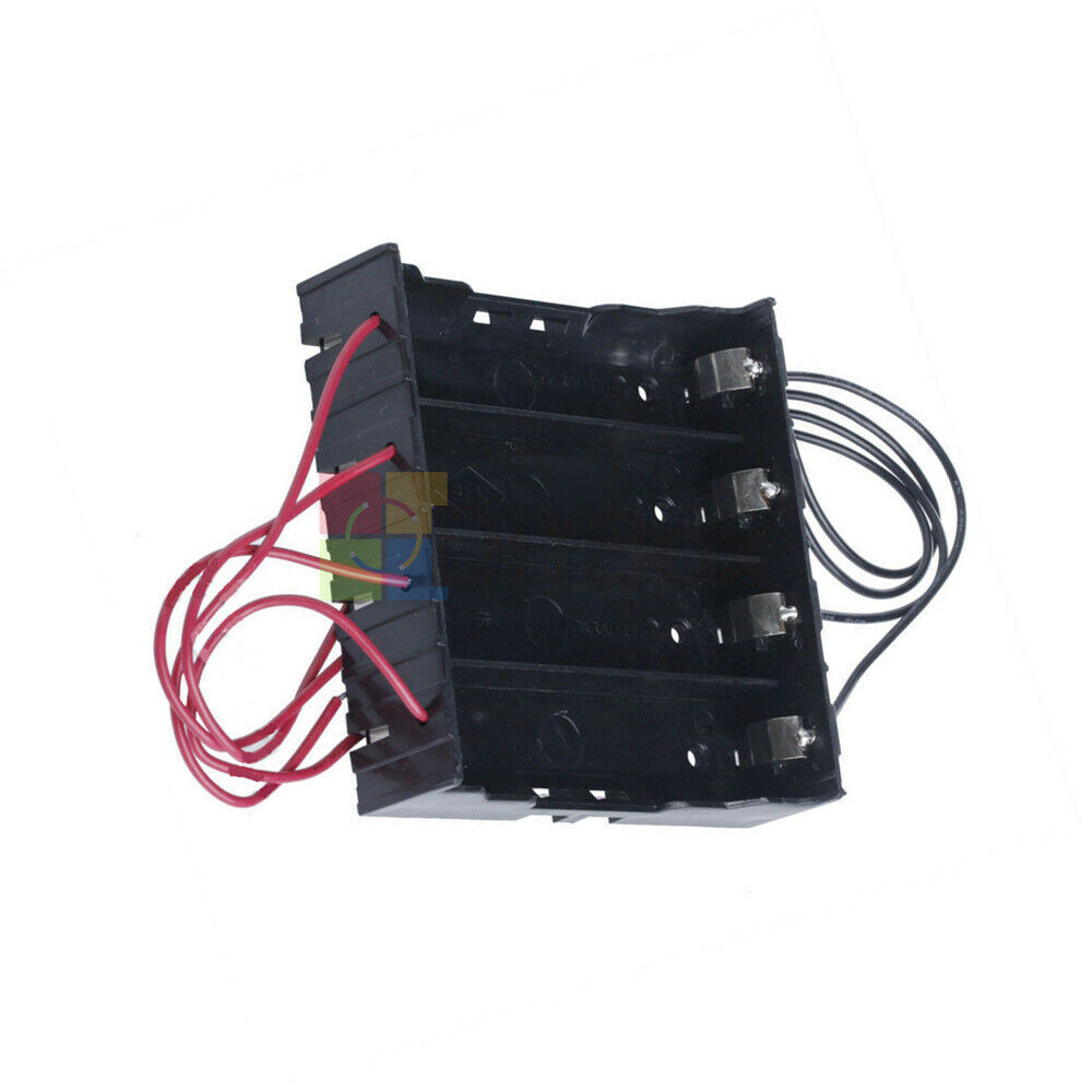 Plastic Battery Holder Storage Box Case For 4x 18650 Rechargeable Battery
