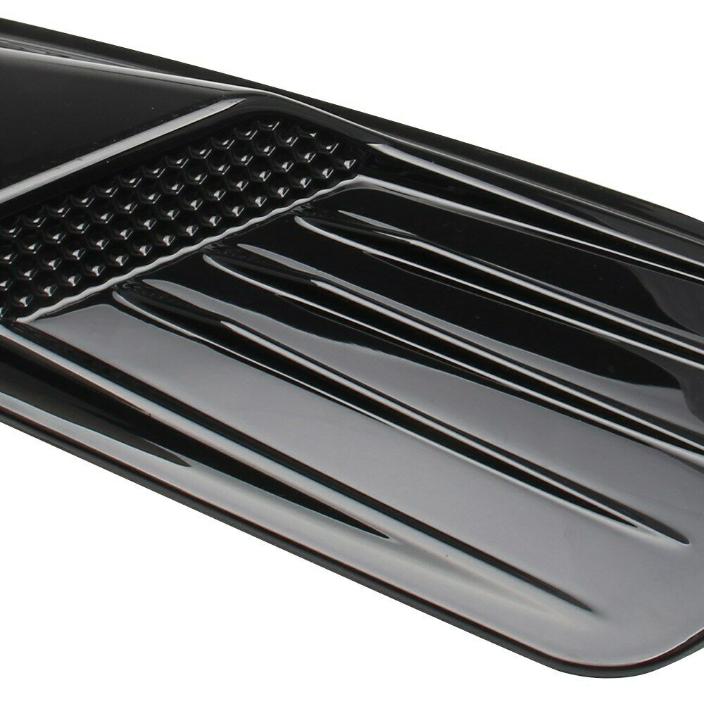 Front Hood Air Vent Molding Cover Trim For Ford Mustang 2015-2017 BLK