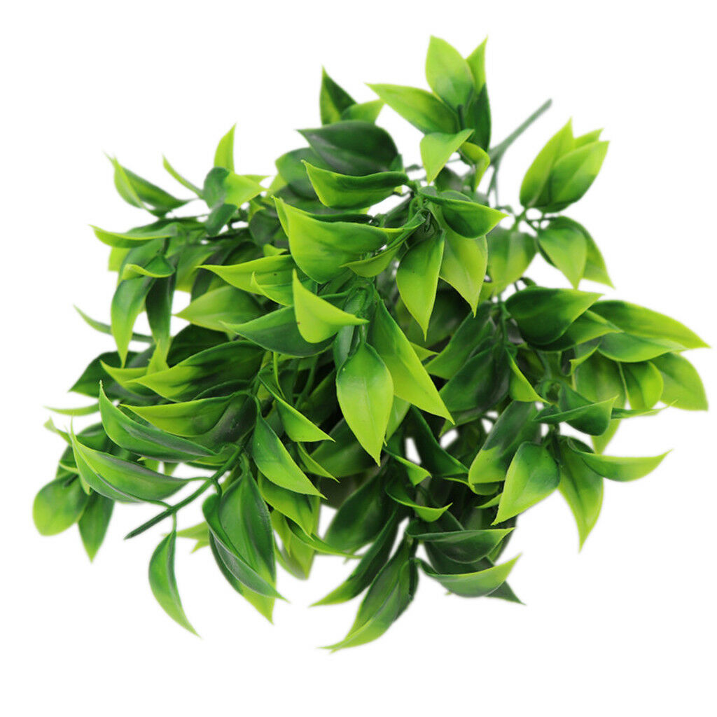 Artificial Plant Green Bush Shrub Grass Vine Plants Decor Home