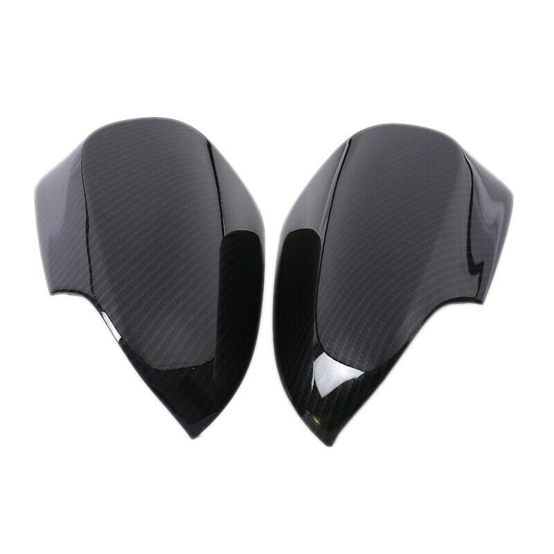 2PC Car Rear View Mirror Shell Cover Carbon Fiber Style Decor Fit For C-HR 16-18