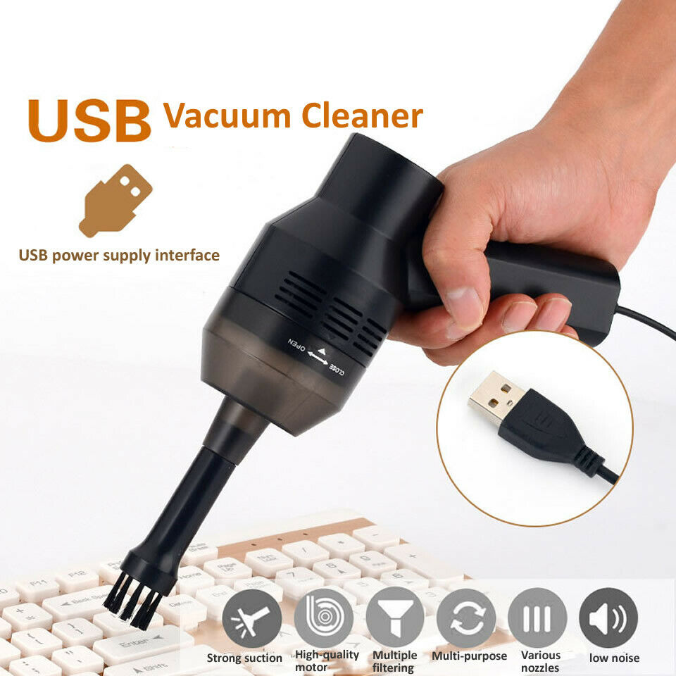 Portable USB Air Duster Electric Cleaner Cleaning Blower For Cars PCs Keyboard