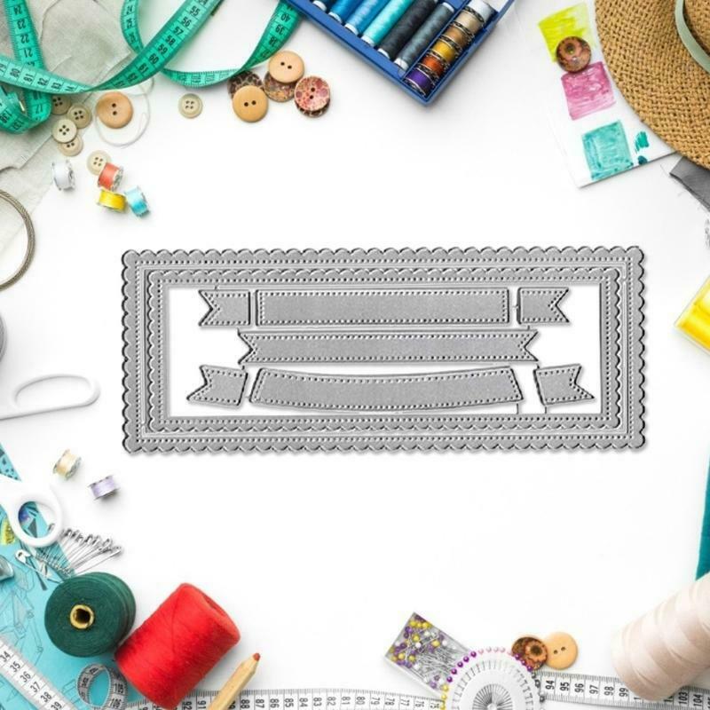 Lace Frame Background Set Carbon Steel Cutting Dies DIY Scrapbooking Photo Album