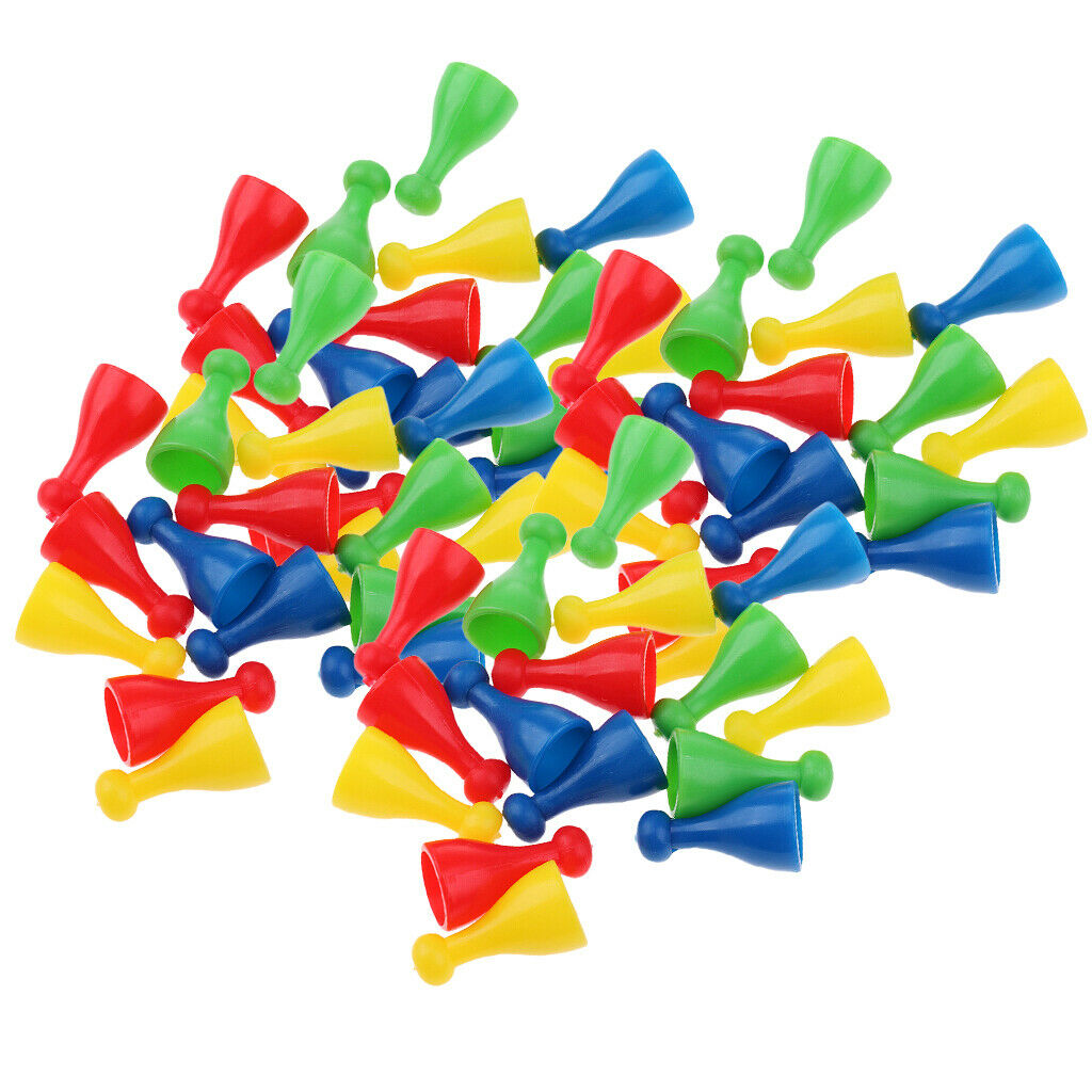 64 pieces of plastic board game pieces, accessories for Halma chess