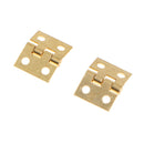 48Pcs Jewelry Window Cabinet Hinge Mini Small Chest Hinges With Screws