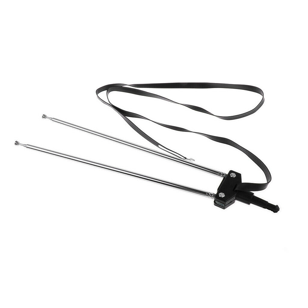 Handheld FM VHF Receiver Scanner TV Telescopic Metal Antenna 300 Ω