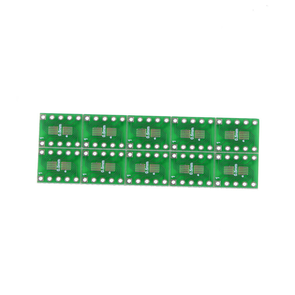 10PCS SOT23 SOP10 MSOP10 Umax SOP23 to DIP10 Pinboard PCB Board Conver.l8