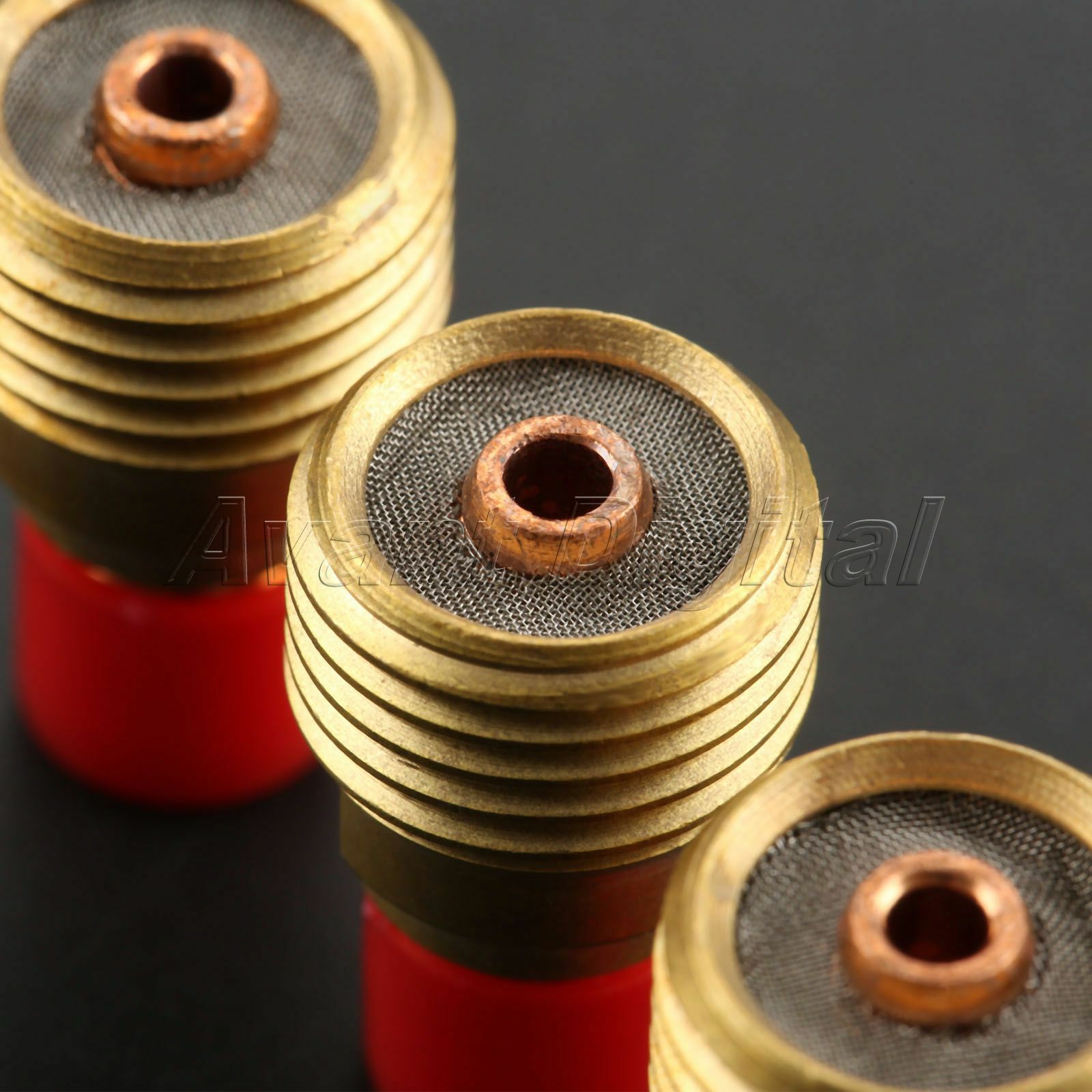45V44 2.4mm TIG Gas Lens Collet Body SR DB PTA WP 9 20 25 Torch Supplies 3PK