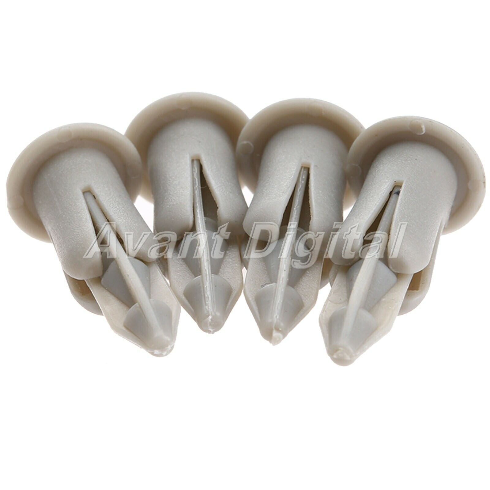 50Pcs Push Type Fender Retainer Bumper door side skirt Clips Black Plastic