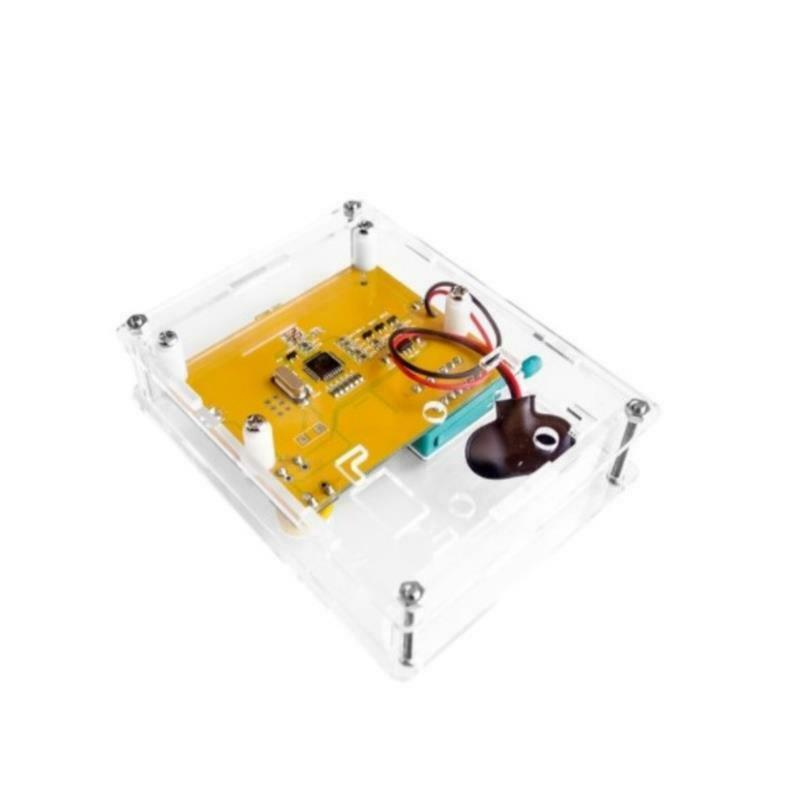 Clear Acrylic Case Shell Housing For LCR-T4 Transistor Tester SCR/MOS PNPA KX
