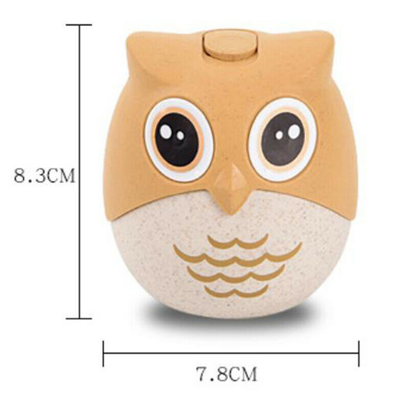 1PCS Wheat Straw Toothpick Storage Boxes Home Eco-friendly Toothpick Owl .l8