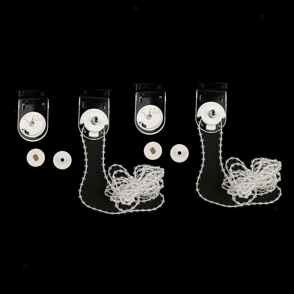 2 Set Plastic Roller Shade Clutch Set U Shape Clutch Bracket Cord Repair Kit