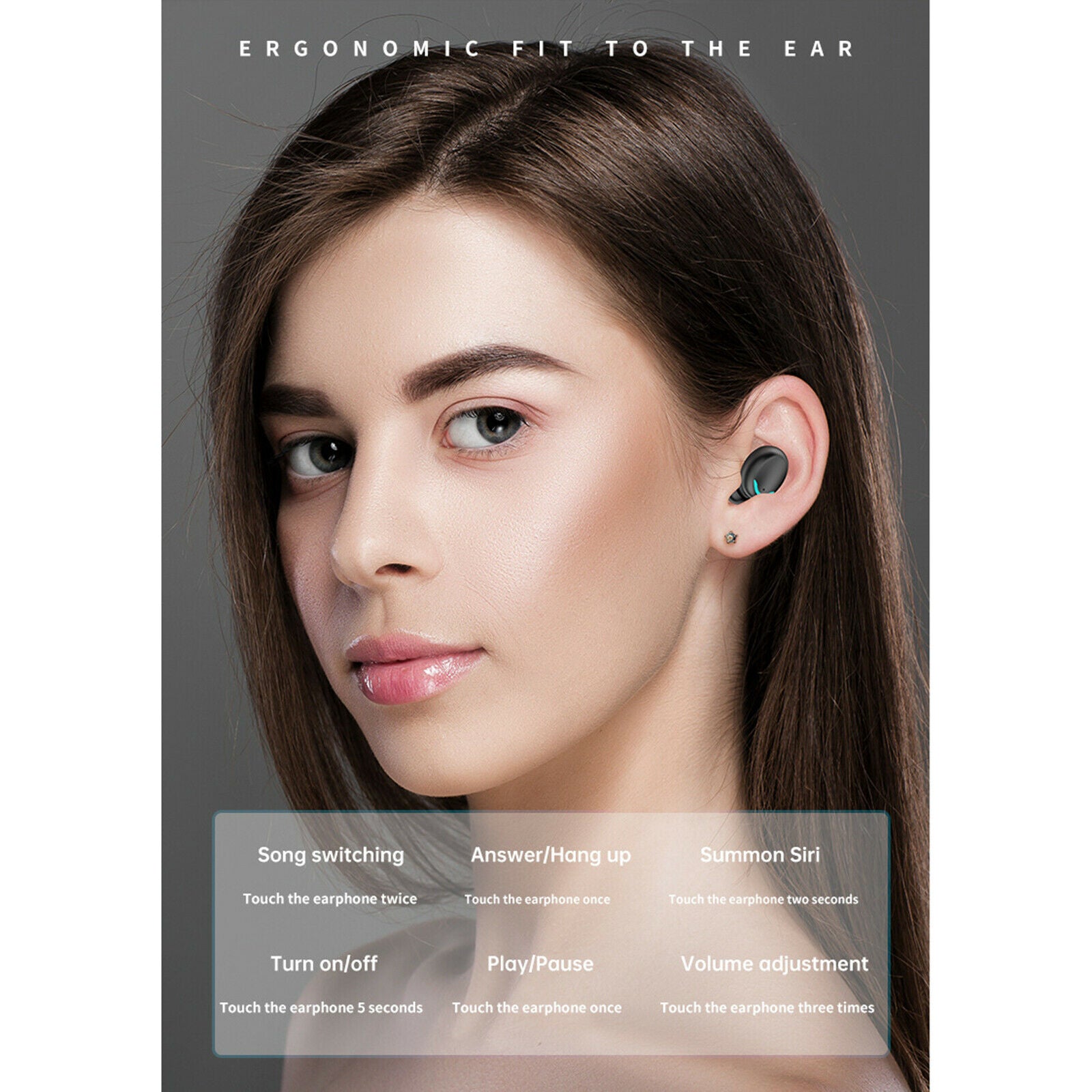 R11 Bluetooth 5.1 True Wireless Earbuds In Ear Touch Control Noise Canceling