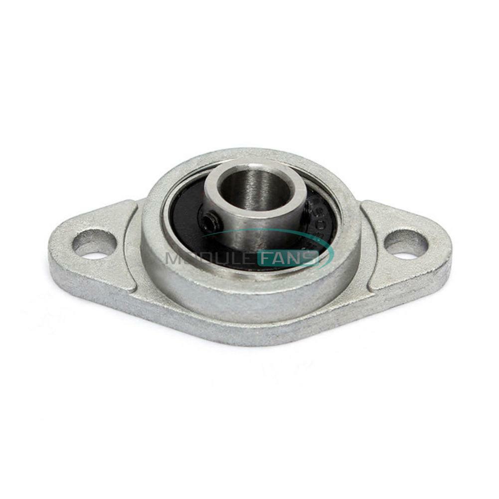 1 Pair New 8mm Bore Diameter KFL08 Pillow Block Bearing Flange Block Bearings