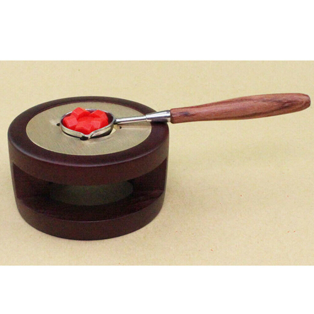 Set of 3pcs Wax Bead Seal Melting Spoon Furnace Heater Combo Kit