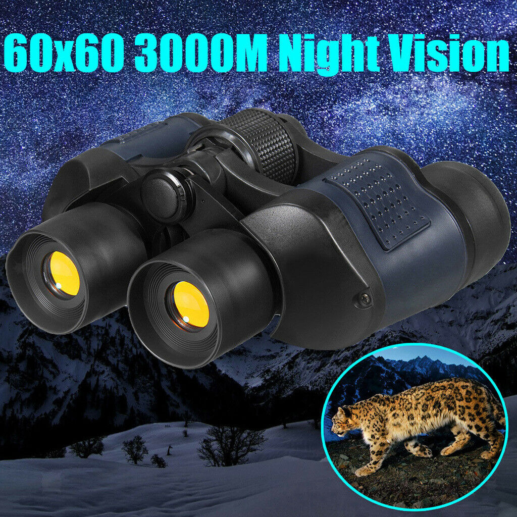 60x60 HD Night Vision Compact Binoculars Telescope Outdoor Hunting Climbing