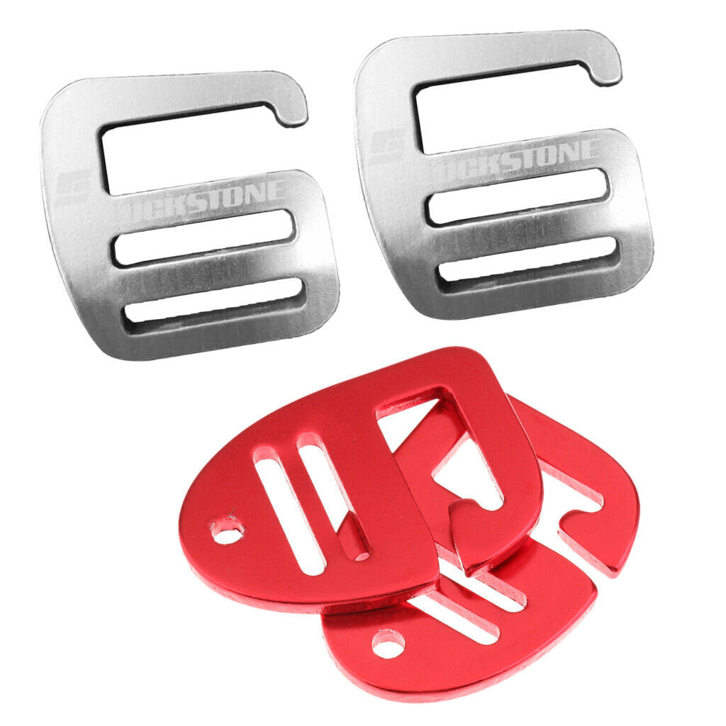 4pcs Molle Backpack Bag Accessory Metal Hook Buckle for 1'' Webbing lightweight