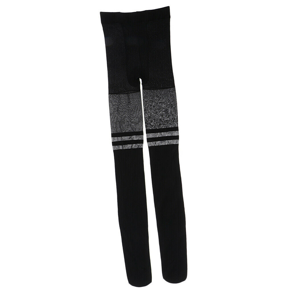 Fashion Patchwork Tights Transparent Footed Pantyhose Stretch Long Hosiery