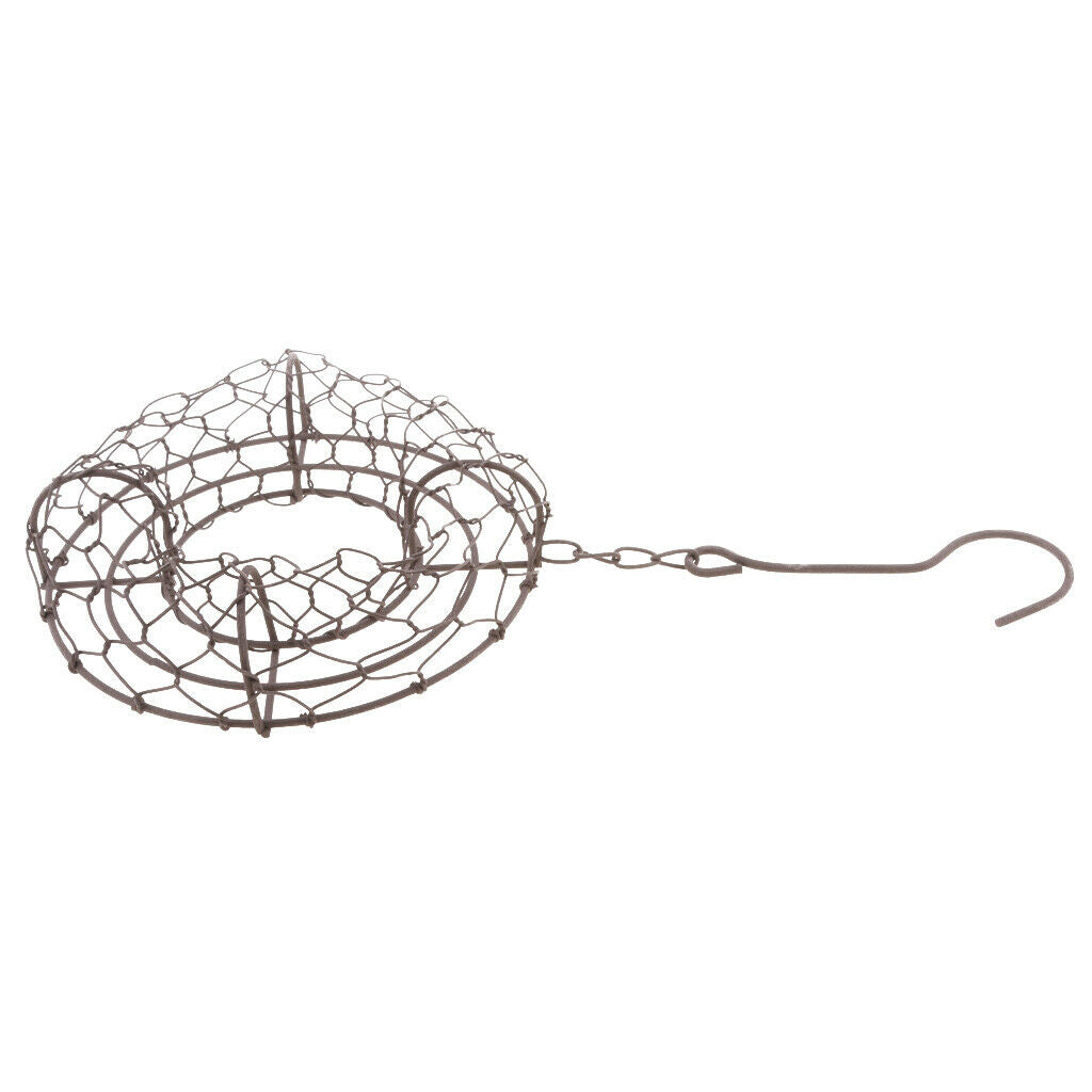 5pcs Rustic Iron Succulent Plants Wire Wreath Frame Flower Pot Hanging Wall Air
