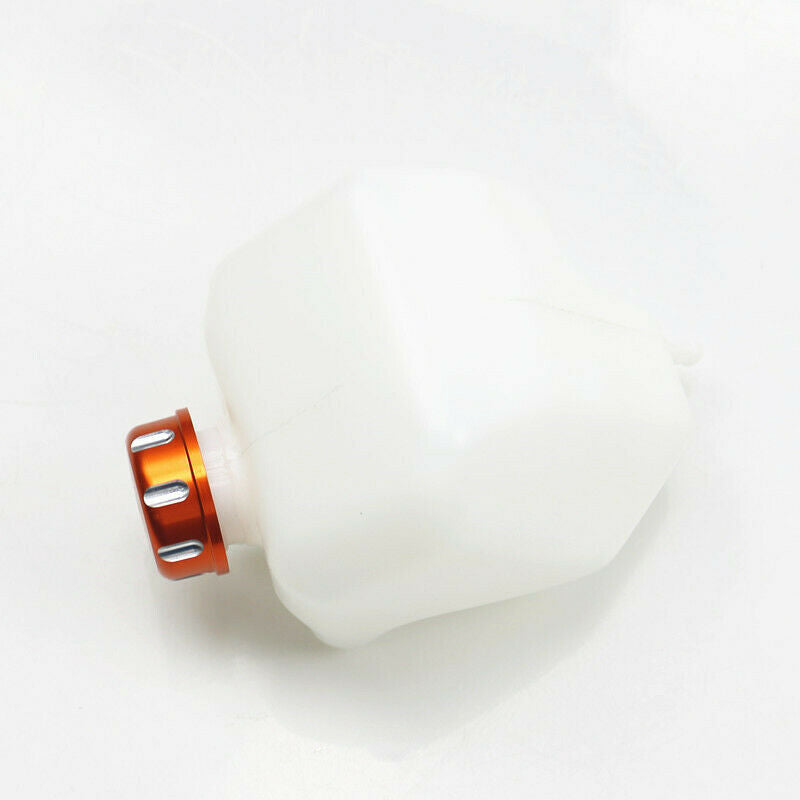 Orange Lid ABS Plastic Coolant Reservoir Tank Radiator For Kawasaki KLX250 08-15
