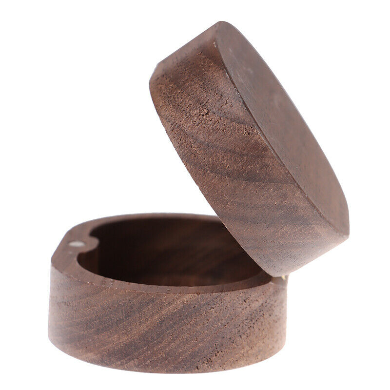 Wood jewelry Ring Box Rustic Wedding Ring Holder Collection Display Gift .l8