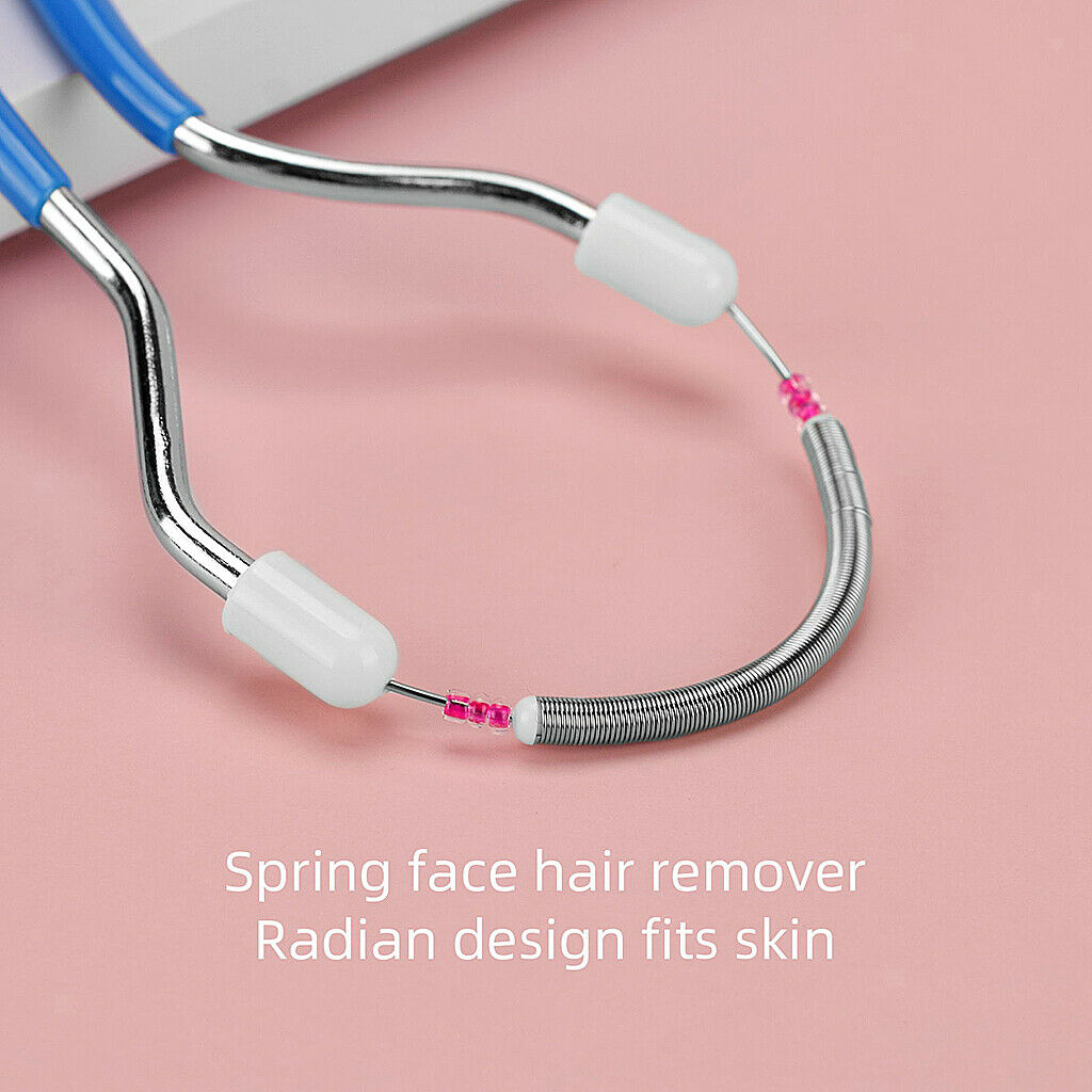 3Pcs Safe Handheld Facial Hair Removal Threading Manual Spring Epilator Tool