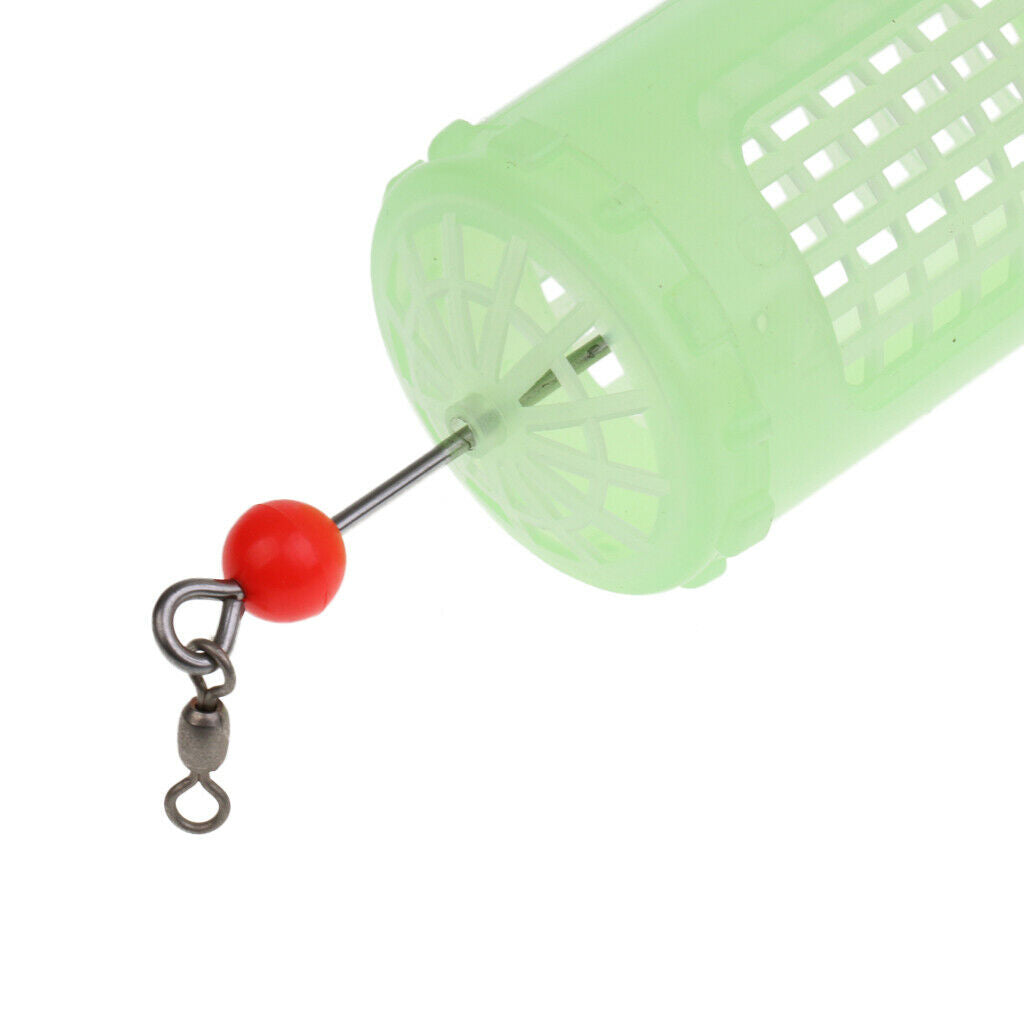 Luminous Fishing Bait Cage Carp Fishing Lures Trap Basket Fishing Lures