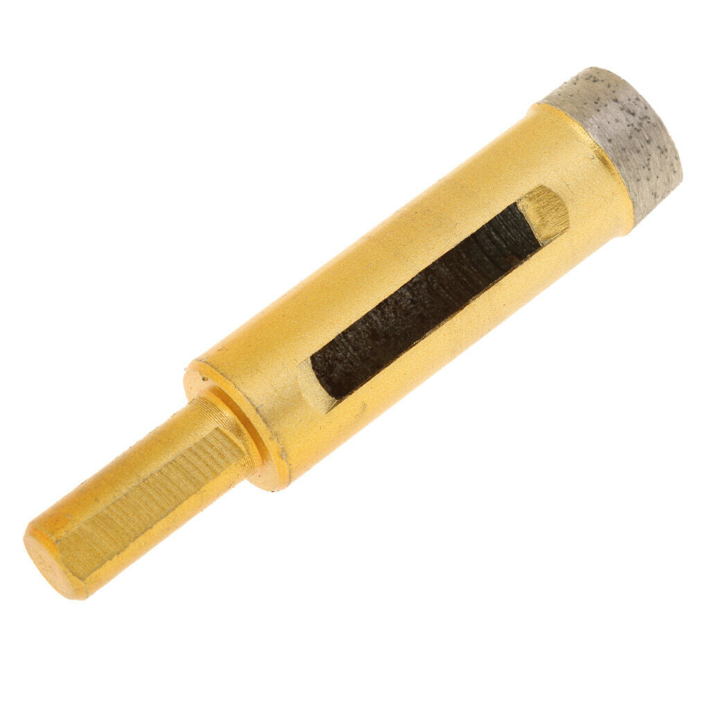 6 Pieces 6,8,10,12,18,32mm Diamond Holesaw Tile Glass Slate Marble Drill Bit