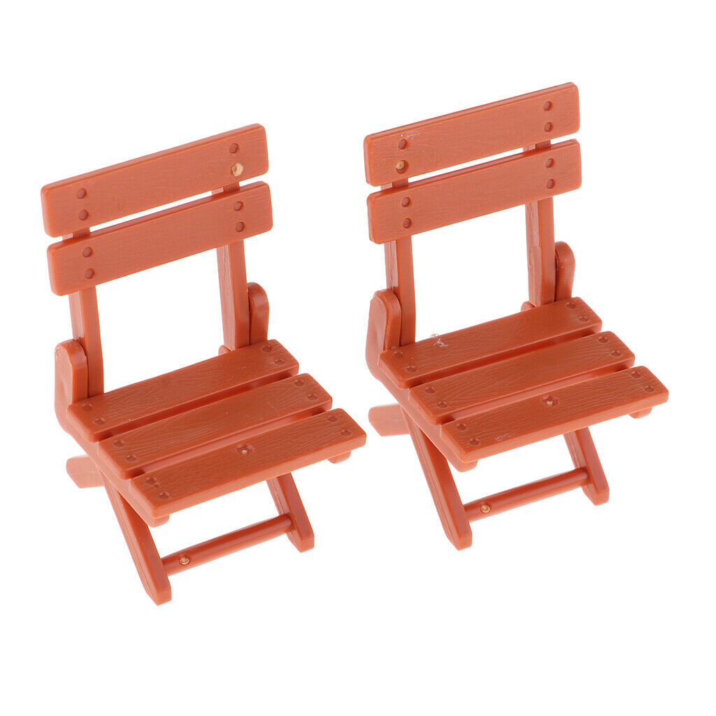1:12 Modern Plastic Picnic Stove, Pot, Table and Chairs Furniture Fairy Garden