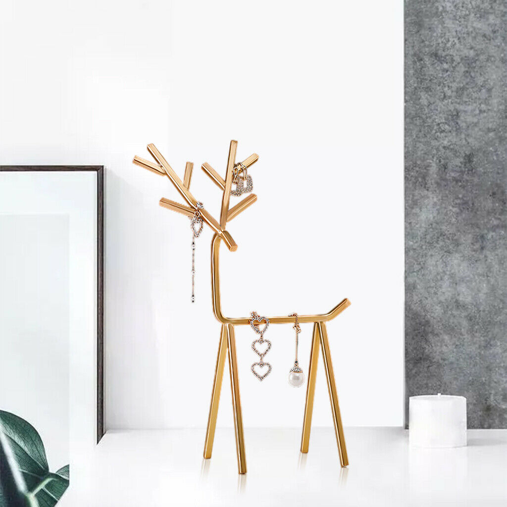 Deer Display Fashion Geometric Ornaments for Store Light Luxury Necklace
