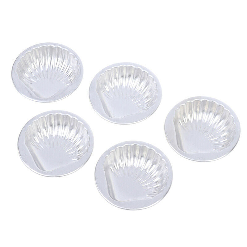 5X Crafting Aluminum Alloy Handmade Bath Bomb Mold Cake Fizzy Sea Shell S.l8