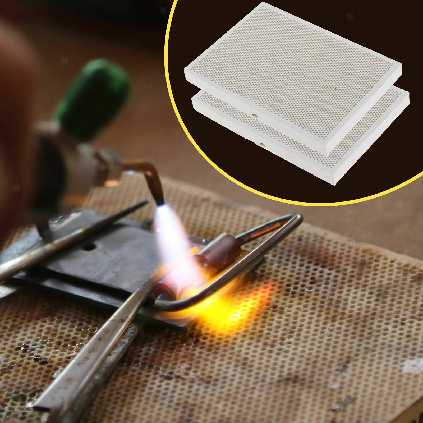 Natural Ceramic Vermiculite Board - Substitute for Chamota -