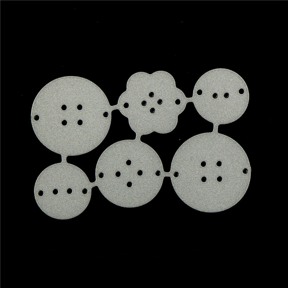 Button Design Metal Cutting Dies For DIY Scrapbooking Paper Cards .l8