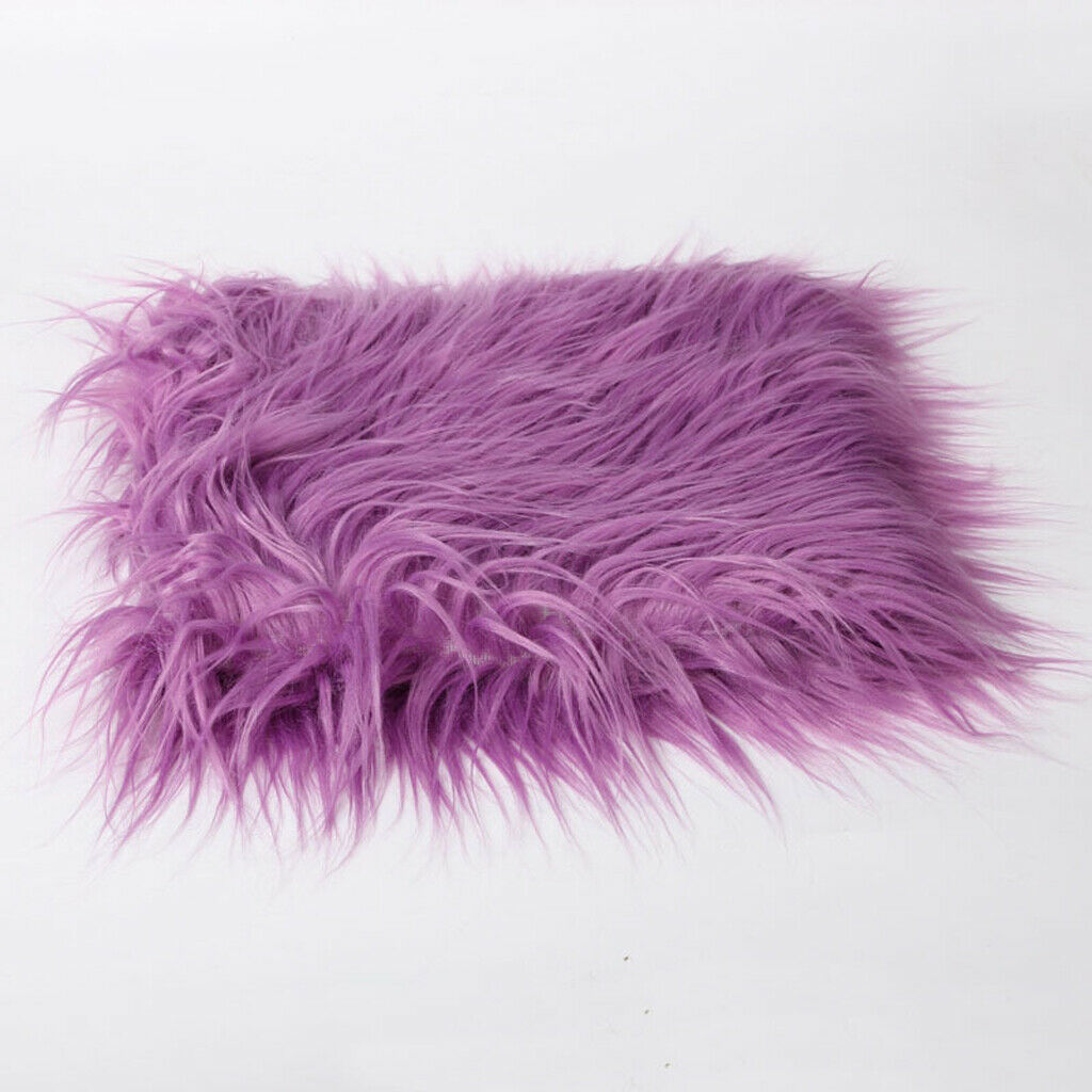 2 Pack Faux  Baby Newborn Photography Blanket Background Purple And Pink