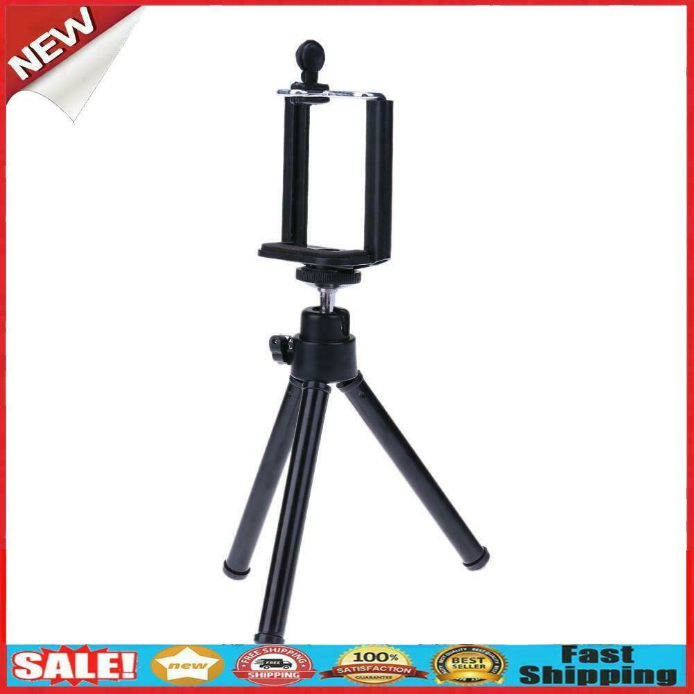Mini Mobile Phone Stand Flexible Tripod for Smartphone Camera Video Black @