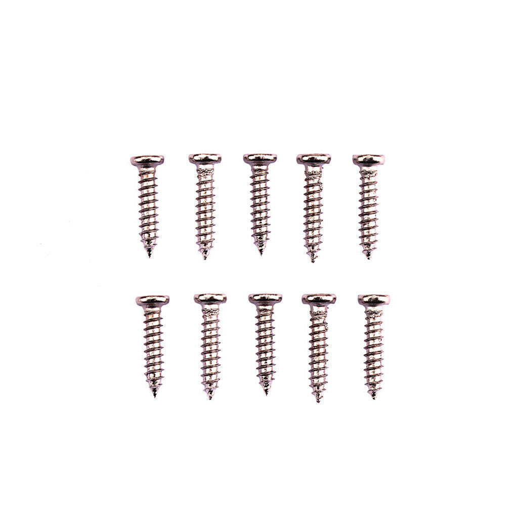 Pack of 200 Guitars Machine Heads Tuning Pegs Screws 11x2.2mm Nickel+Black