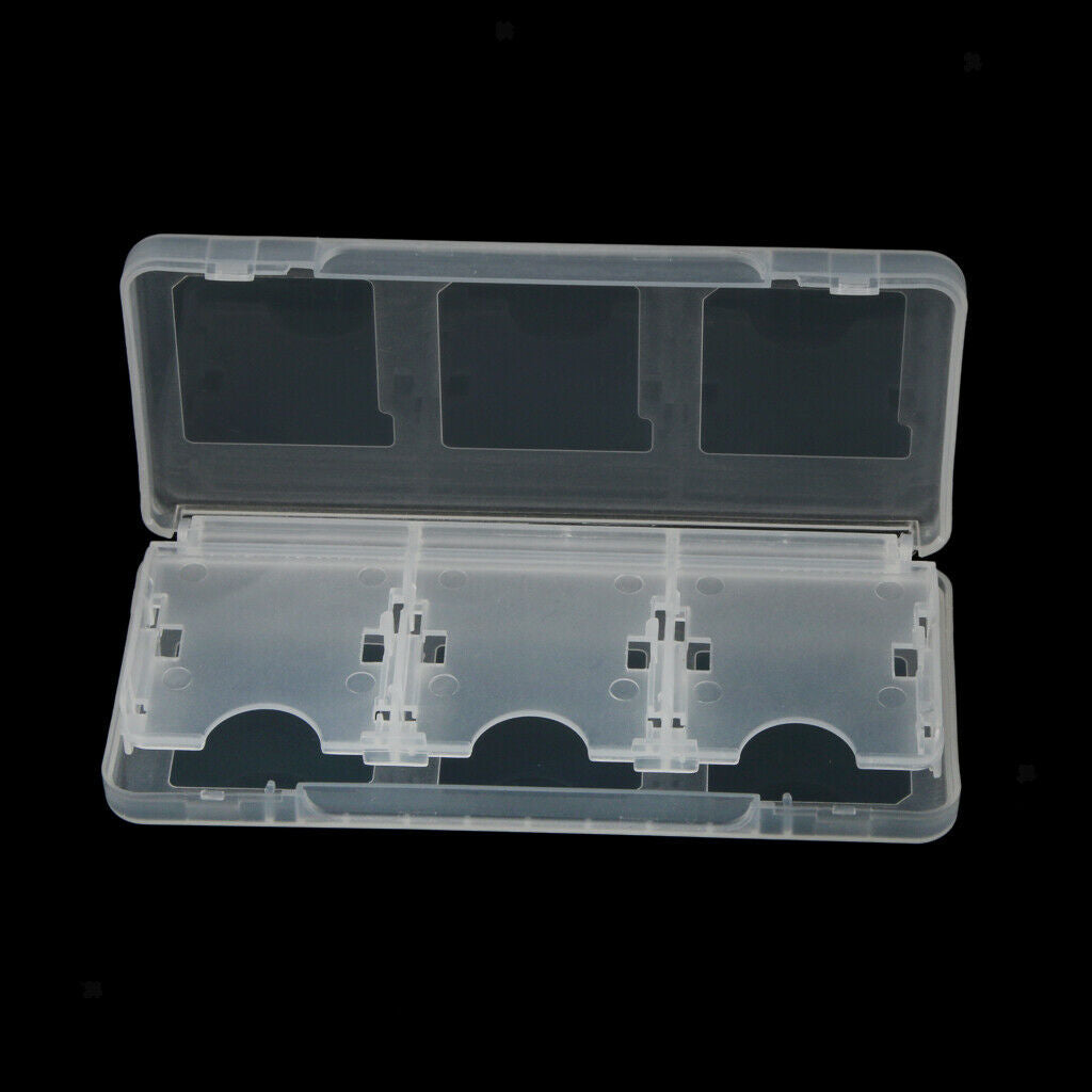 2x 6 in 1 Game Card Case Holder Box Storage for   DSI LL White
