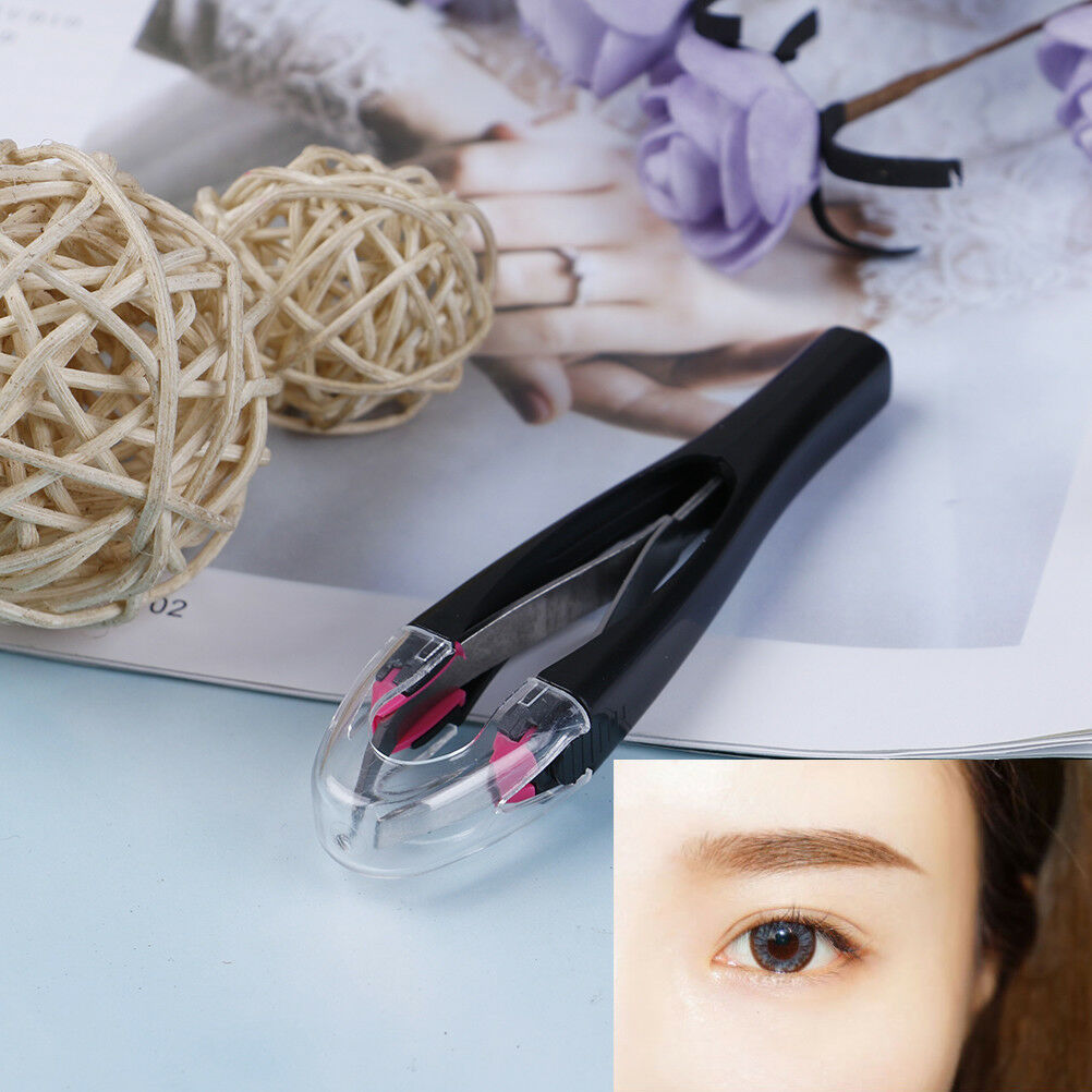 1Pc Matically retractable non-slip cosmetic eyebrow tweezers hair removal toY1