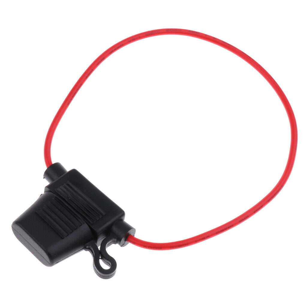 10 Pieces Car Automotive Waterproof Blade Fuse Holder Harness Block 18AWG