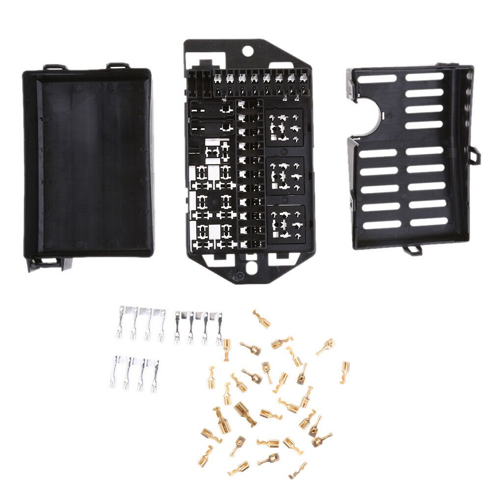 Universal 21 Way DC12v Fuse Block Sheet Circuit Holder Case For Auto Car Boat