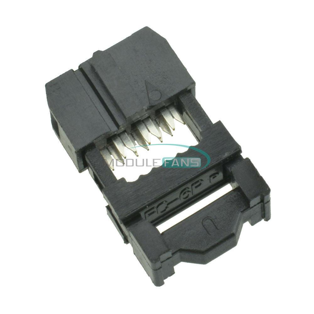 20PCS 2.54mm Pitch 6Pin FC-6P IDC FC Female Header Connector 3pcs set J20 New