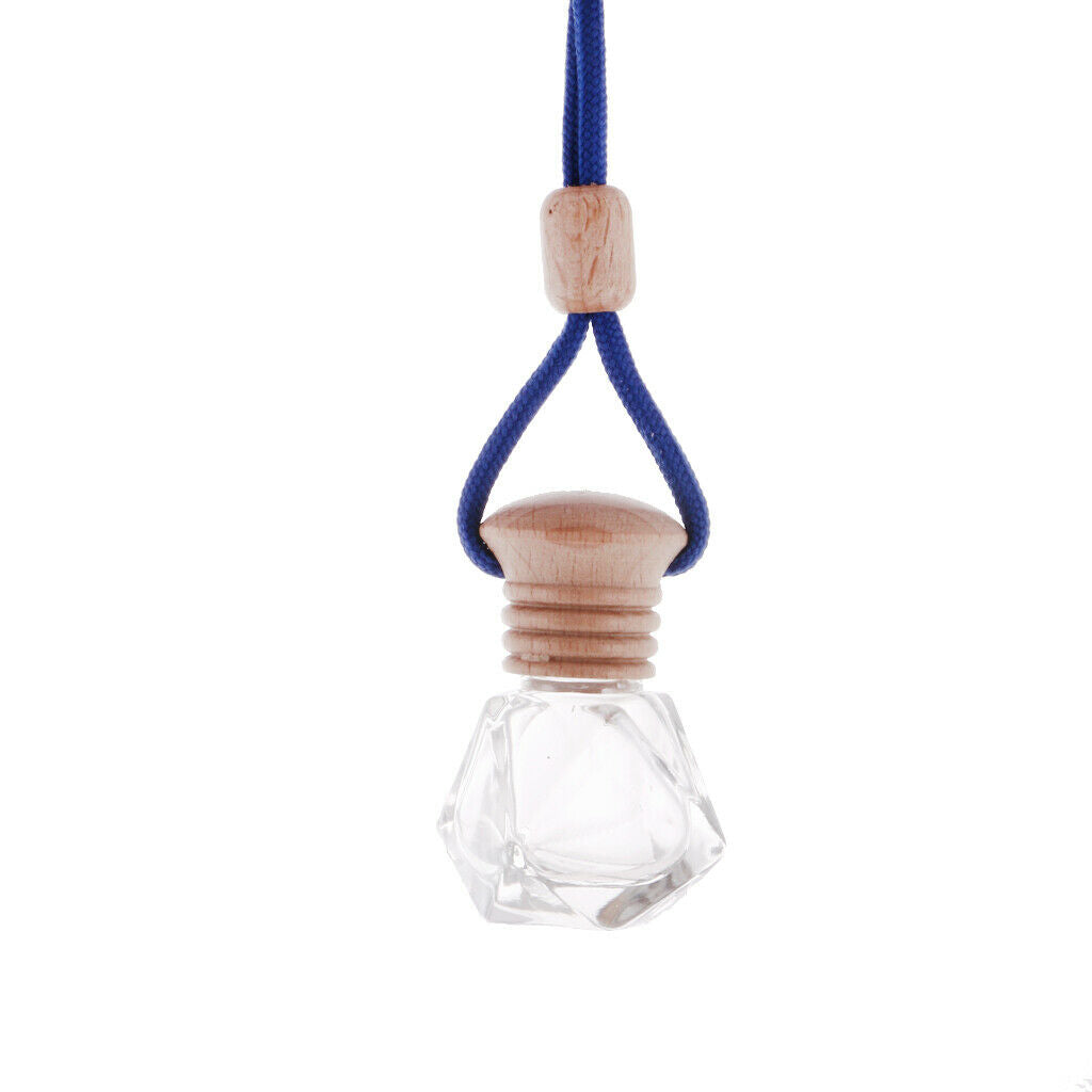 Empty Refillable Car Perfume Bottle Hanging Air Freshener Perfume Diffuser#b