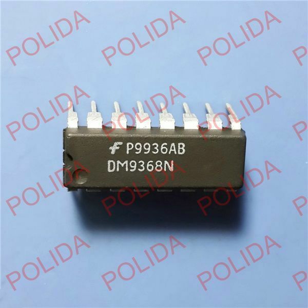 5PCS DECODER/DRIVER/LATCH IC NSC DIP-16 DM9368N