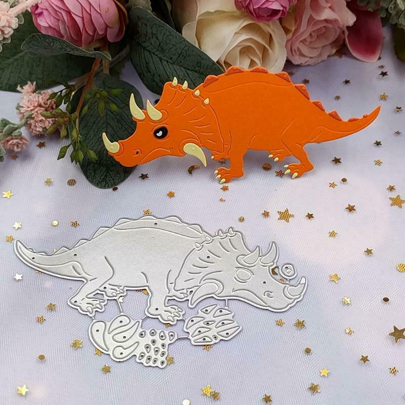 Triceratop Metal Cutting Dies Stencil DIY Scrapbooking Album Paper Card