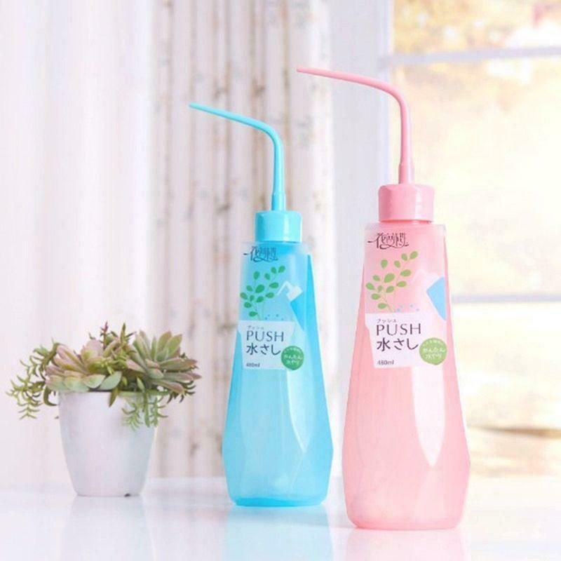 480ML Succulents Watering Bottles Flower Plant Pot Water Can Plastic Bend Mouth