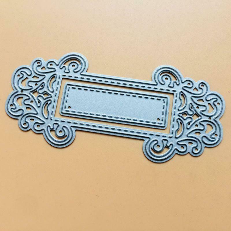 Flower Frame Metal Cutting Dies Stencil Scrapbooking DIY Album Stamp Paper Card