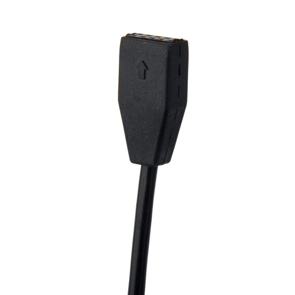 3.5mm Female Jack Car Aux-in Adapter Cable FOR BMW BM54 E39 E53 X5 E46 Black